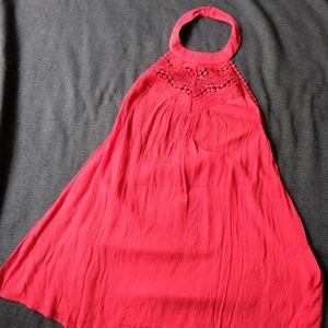 NWT Suzanne Betro Magenta Halter top